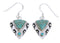Genuine Sterling Silver Turquoise Earrings GS75831